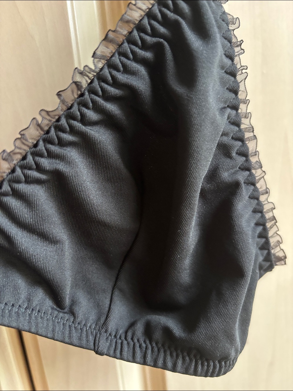 Electric Lingerie NWT Black Lace-Trim Bralette SMALL - Picture 4 of 17